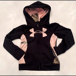 Under Armour Realtree Camo Jacket, Girls 6